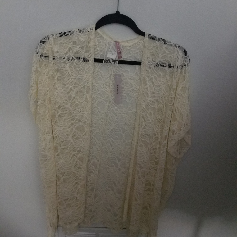 Lace kimono